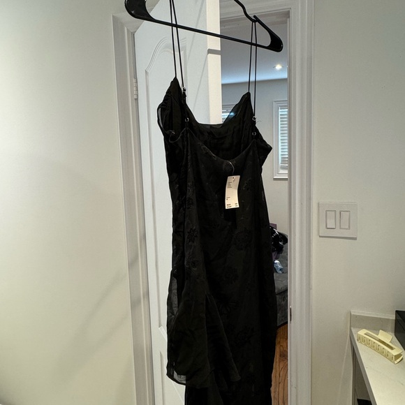 NWT - Urban Outfitters Black Flowy Sheer Dress - Picture 8 of 8